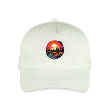 Landschaft - Kinder Bio Basecap - Helles Mintgrün - Vorne