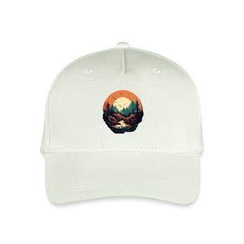 Landschaft - Kinder Bio Basecap - Helles Mintgrün - Vorne