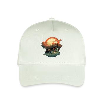 Landscape - Organic Kids’ Baseball Cap - light mint green - Front