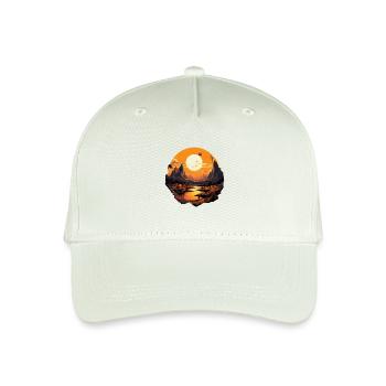 Landscape - Organic Kids’ Baseball Cap - light mint green - Front