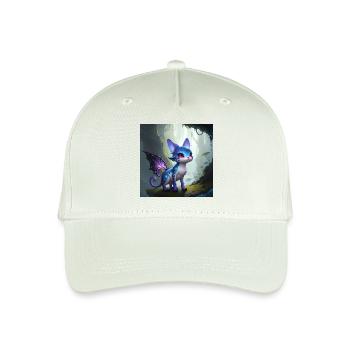 Chat extraterrestre avec des ailes, Fantastique - Casquette de baseball bio Enfant - vert menthe clair - Devant