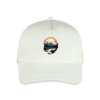 Landscape - Organic Kids’ Baseball Cap - light mint green - Front