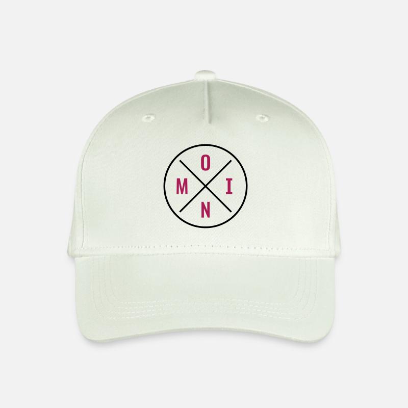 Moin Kreis Kreuz - Kinder Bio Basecap - Helles Mintgrün