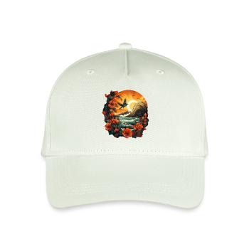 Tropical - Organic Kids’ Baseball Cap - light mint green - Front