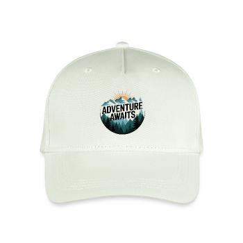 L’aventure vous attend – Panorama de montagne - Casquette de baseball bio Enfant - vert menthe clair - Devant