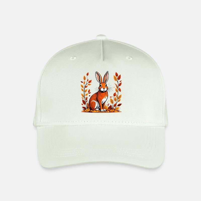 Herbst-Kaninchen - Kinder Bio Basecap - Helles Mintgrün