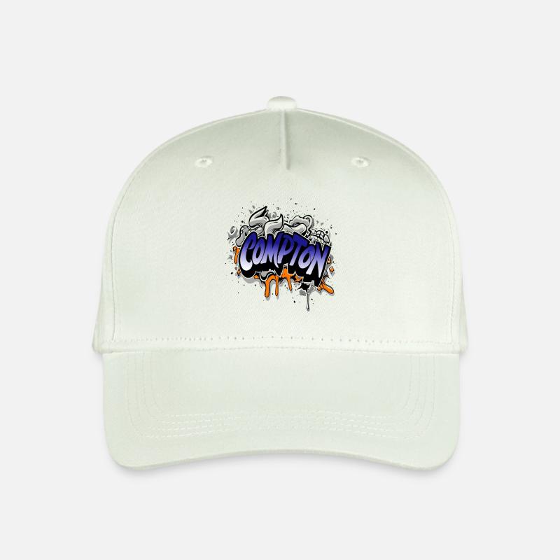 Compton Straight Hiphop Graffiti - Casquette de baseball bio Enfant - vert menthe clair