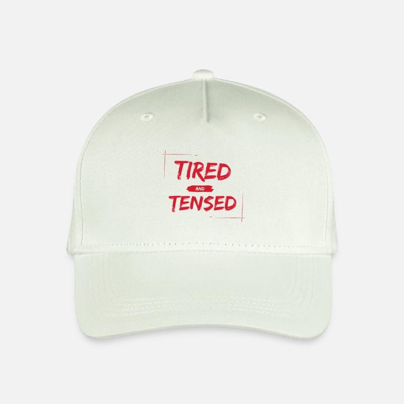 Tired and Tensed - Kinder Bio Basecap - Helles Mintgrün