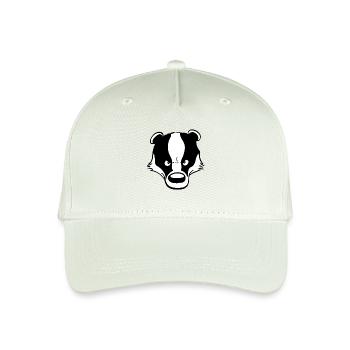 Angry Badger - Organic Kids’ Baseball Cap - light mint green - Front