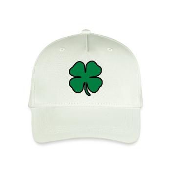 trèfle chance trèfle à quatre feuilles chance clover9 - Casquette de baseball bio Enfant - vert menthe clair - Devant