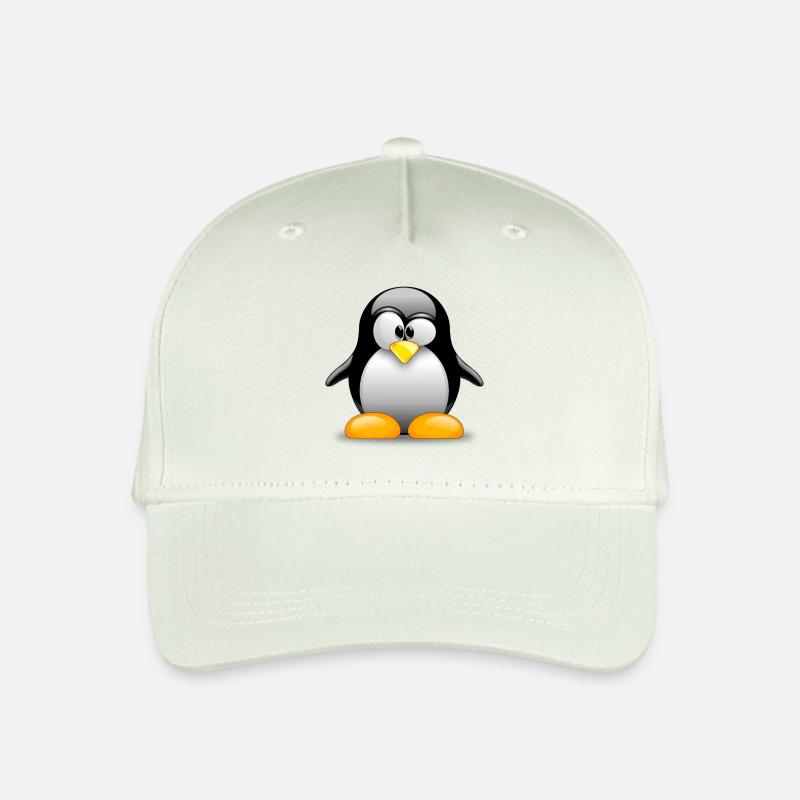 Klassischer Pinguin! Geschenkidee Idee - Kinder Bio Basecap - Helles Mintgrün