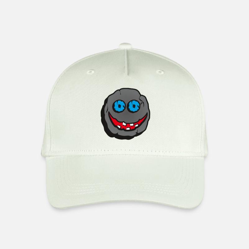 Stein Smiley - Kinder Bio Basecap - Helles Mintgrün
