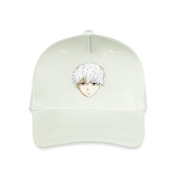 Anime boy - Organic Kids’ Baseball Cap - light mint green - Front