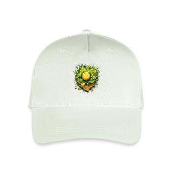 Tennis ball - Organic Kids’ Baseball Cap - light mint green - Front