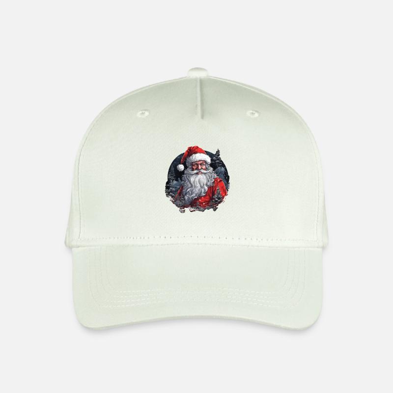 Weihnachtsmann - Kinder Bio Basecap - Helles Mintgrün