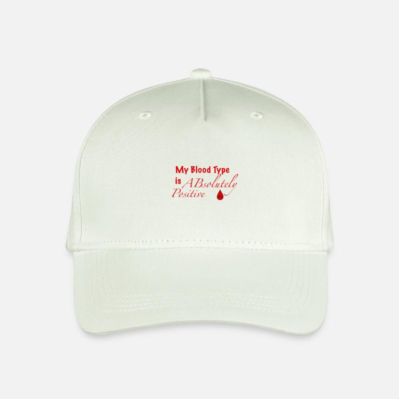 Blood Type AB+ - Organic Kids’ Baseball Cap - light mint green