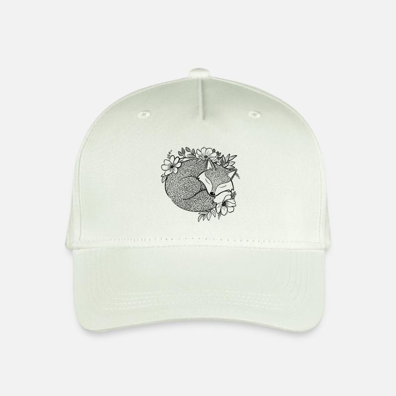 Fuchs 1 - Kinder Bio Basecap - Helles Mintgrün