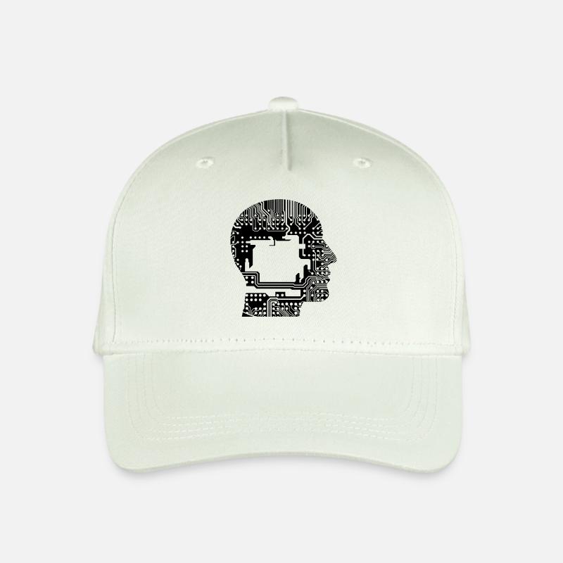 Head off circuits - Organic Kids’ Baseball Cap - light mint green