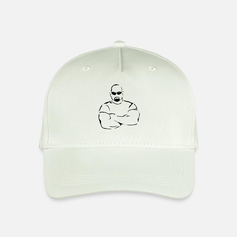 Da Bouncer - Schwarz - Kinder Bio Basecap - Helles Mintgrün