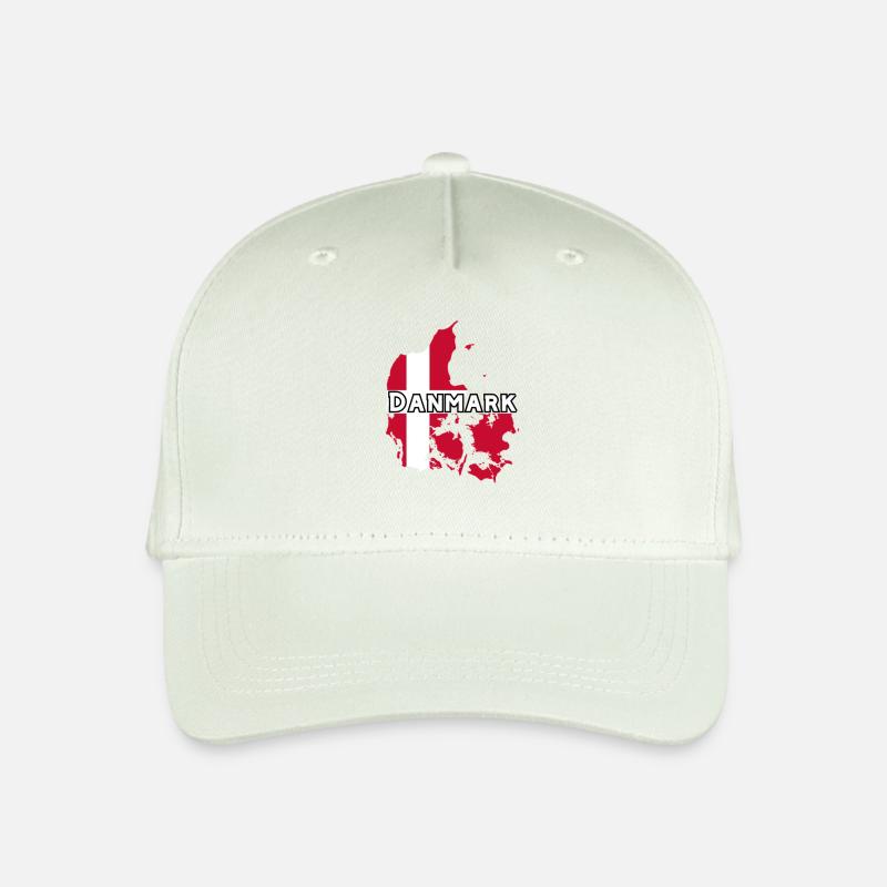Danmark - Organic Kids’ Baseball Cap - light mint green