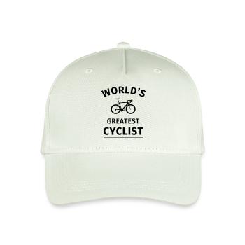 World's Greatest Cyclist - Kinder Bio Basecap - Helles Mintgrün - Vorne