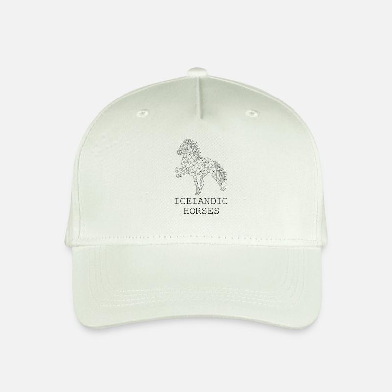 Geometischer Isländer2 - Kinder Bio Basecap - Helles Mintgrün