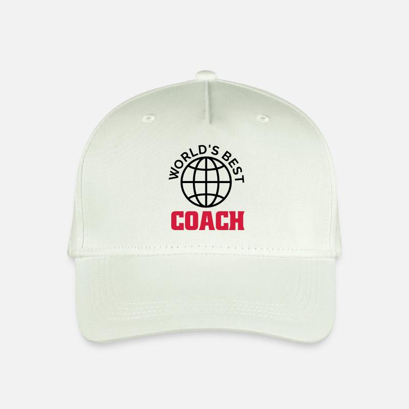 worlds best coach - Casquette de baseball bio Enfant - vert menthe clair