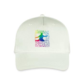 Floorball Goalkeeper - Kinder Bio Basecap - Helles Mintgrün - Vorne