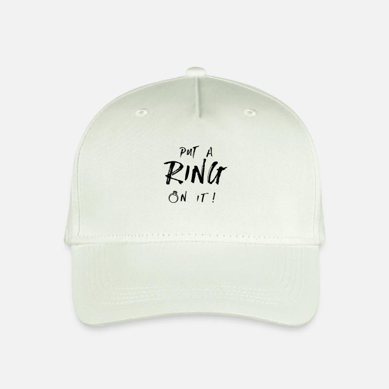 Put a ring on it - Kinder Bio Basecap - Helles Mintgrün