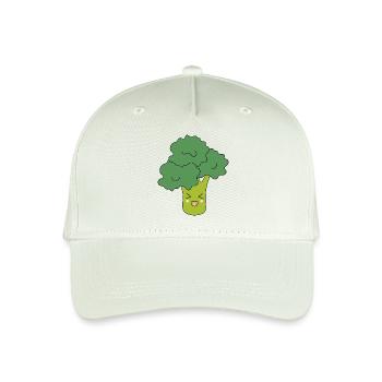 Kawaii Broccoli Vegetables vegan - Organic Kids’ Baseball Cap - light mint green - Front