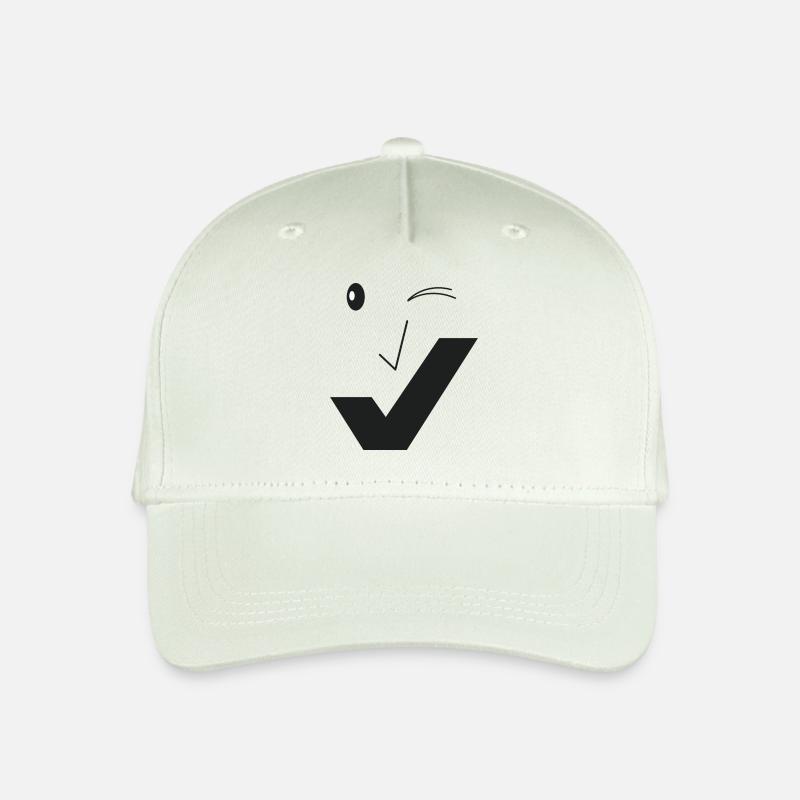 Feines Lächeln - Feines Gesicht C02 - Kinder Bio Basecap - Helles Mintgrün