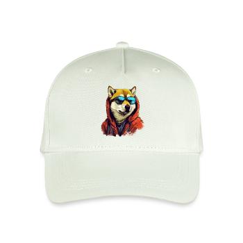 Urban Shiba: Streetwise Shiba Inu Vibes - Organic Kids’ Baseball Cap - light mint green - Front