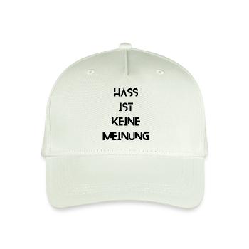 Hate is not an opinion - Organic Kids’ Baseball Cap - light mint green - Front