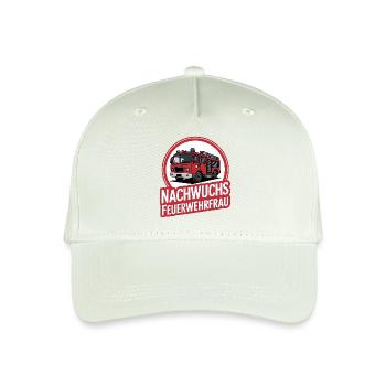 Nachwuchs Feuerwehrfrau – Geschenkidee - Kinder Bio Basecap - Helles Mintgrün - Vorne