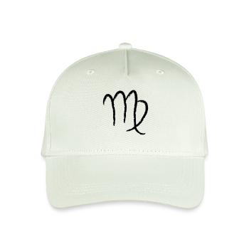 Sternzeichen Jungfrau - Virgo - Kinder Bio Basecap - Helles Mintgrün - Vorne