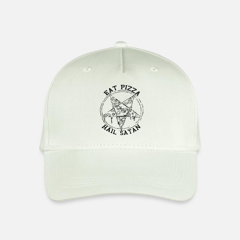 Pizza Pentagramm - Kinder Bio Basecap - Helles Mintgrün