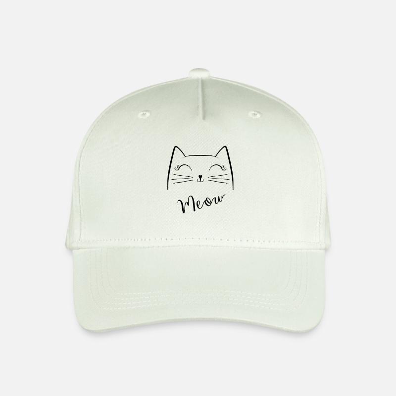 Cat - Kinder Bio Basecap - Helles Mintgrün