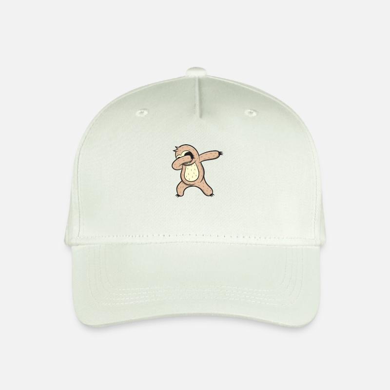 Dabbing Sloth Dab Dance Dancing HipHop Gift - Organic Kids’ Baseball Cap - light mint green