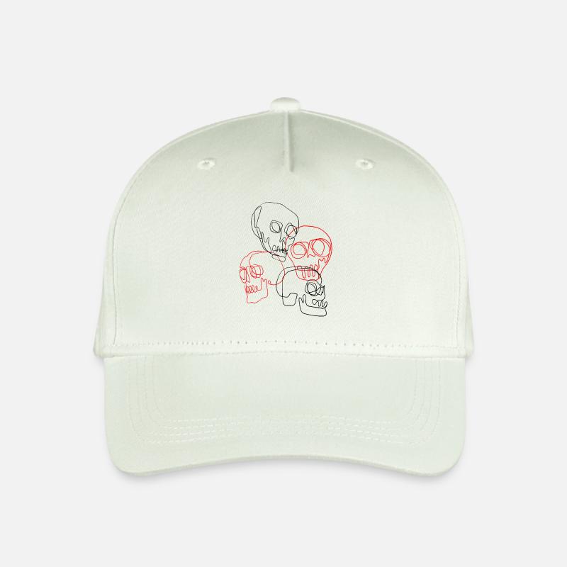 crânes - Casquette de baseball bio Enfant - vert menthe clair