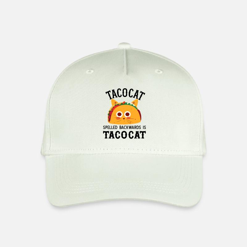Tacocat spelled backwards is tacocat - Kinder Bio Basecap - Helles Mintgrün