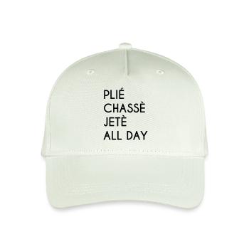 Ballet Ballerina Dancing Dance School Gift - Organic Kids’ Baseball Cap - light mint green - Front