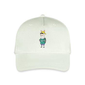 Alpaka Kamel Zootier Rucksack Cool Alpaca Reise - Kinder Bio Basecap - Helles Mintgrün - Vorne