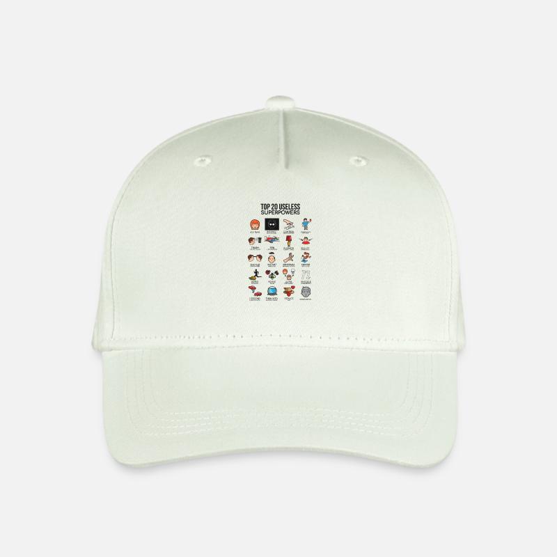 20 unnötige Superkräfte Geschenk - Kinder Bio Basecap - Helles Mintgrün