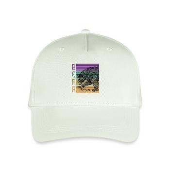 bear - Organic Kids’ Baseball Cap - light mint green - Front