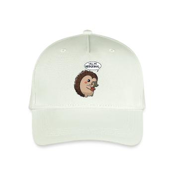 Hedgehog cuddles cactus - Organic Kids’ Baseball Cap - light mint green - Front