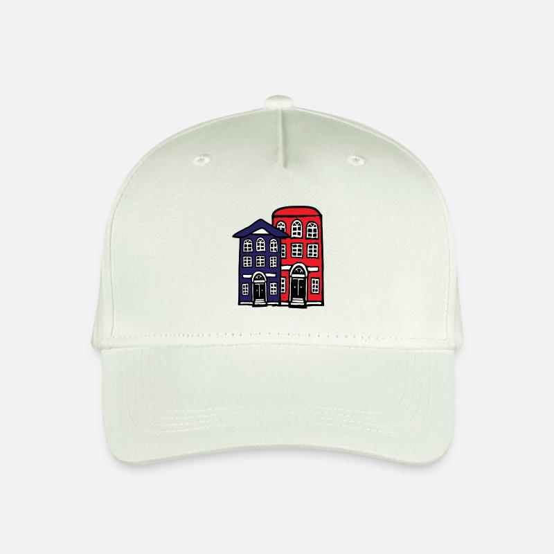 Gebäude - Kinder Bio Basecap - Helles Mintgrün