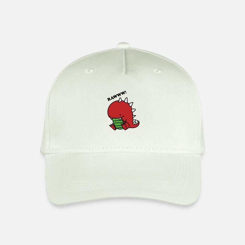 Dino - Organic Kids’ Baseball Cap - light mint green