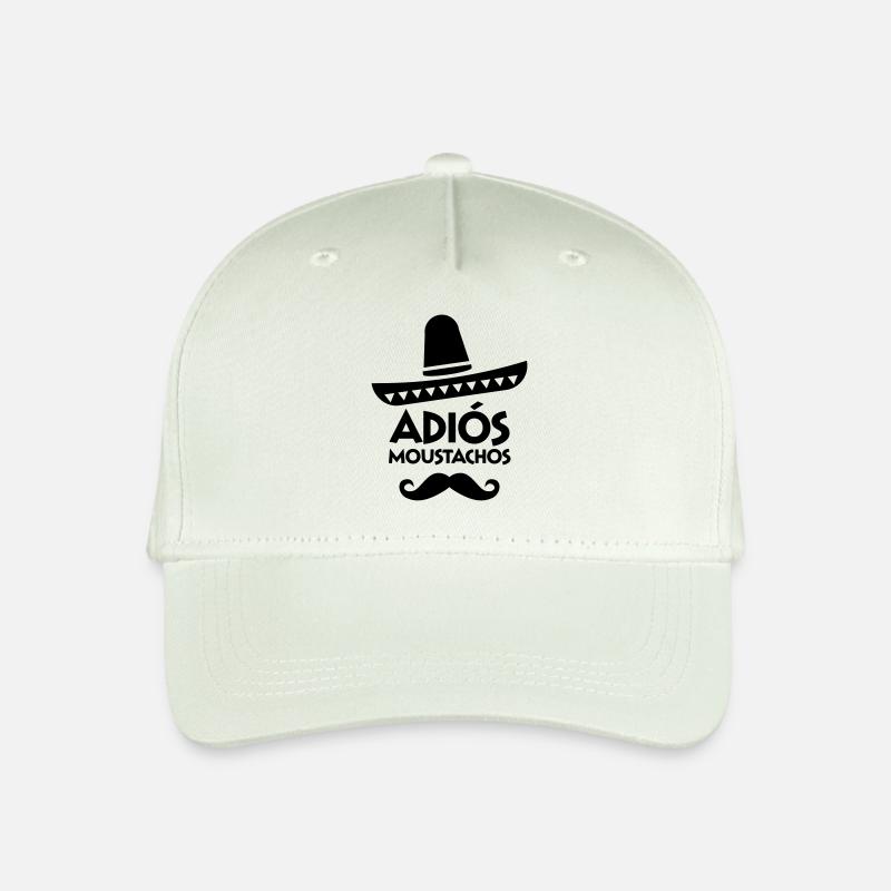 Adiós Moustachos - Kinder Bio Basecap - Helles Mintgrün