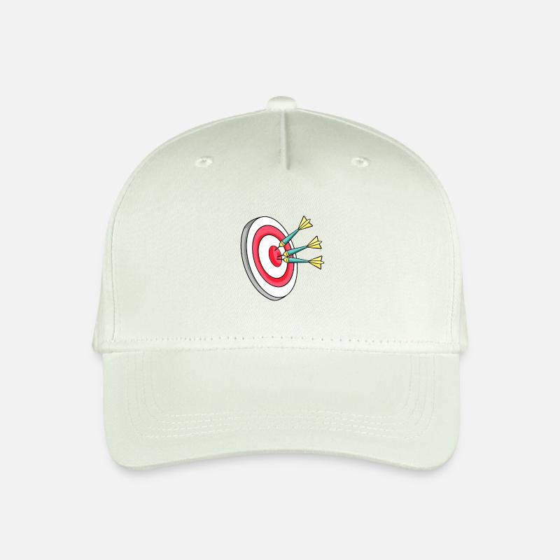 Dartscheibe Dart Darts - Kinder Bio Basecap - Helles Mintgrün