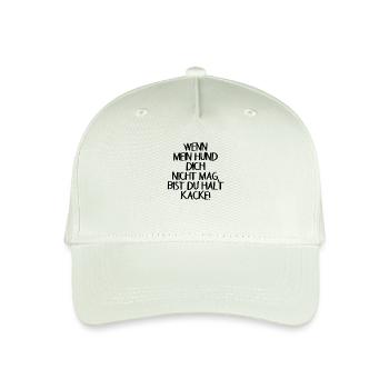 Hund Lustiger Spruch - Kinder Bio Basecap - Helles Mintgrün - Vorne